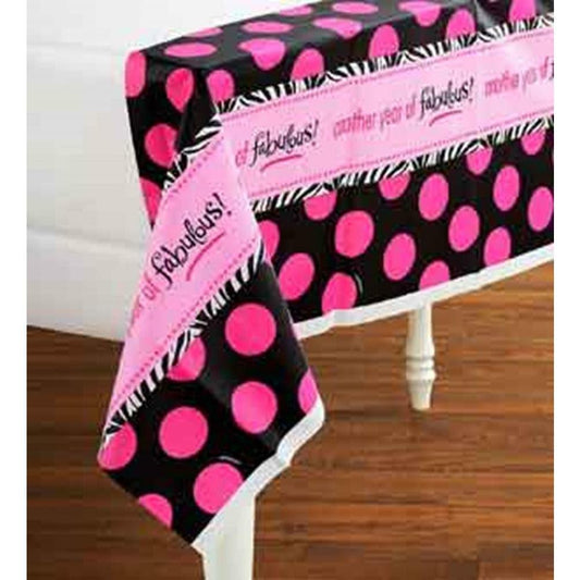Faboulous Birthday Tablecover - Toy World Inc