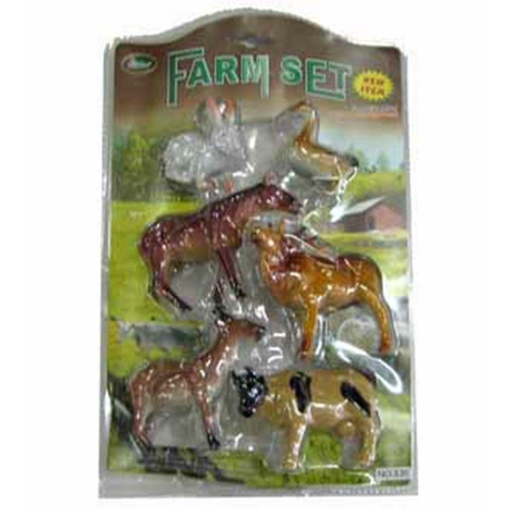 Farm Animals Set 6ct - Toy World Inc