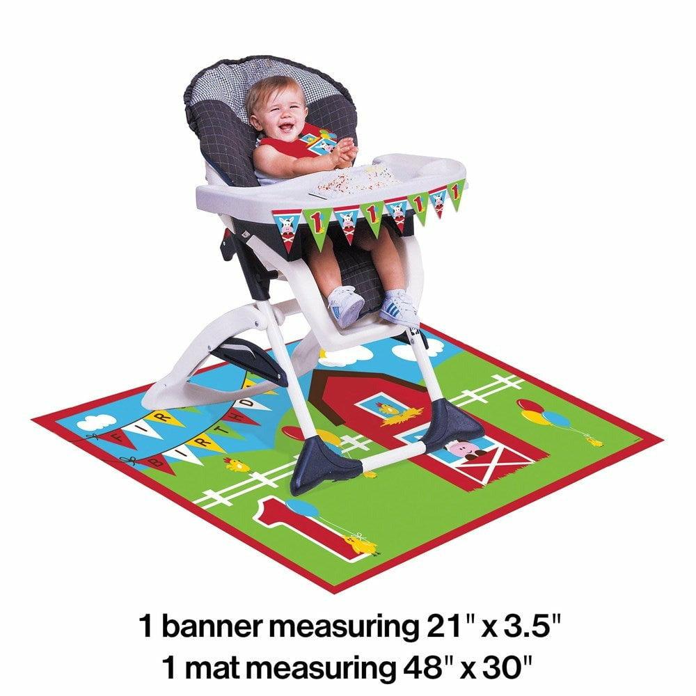 Farmhouse Fun High Chair Kit 1Ct - Toy World Inc