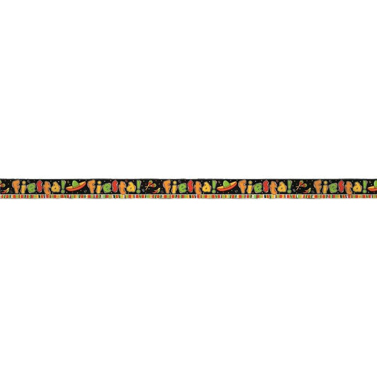 Fiesta Stripes Foil Banner 12ft - Toy World Inc