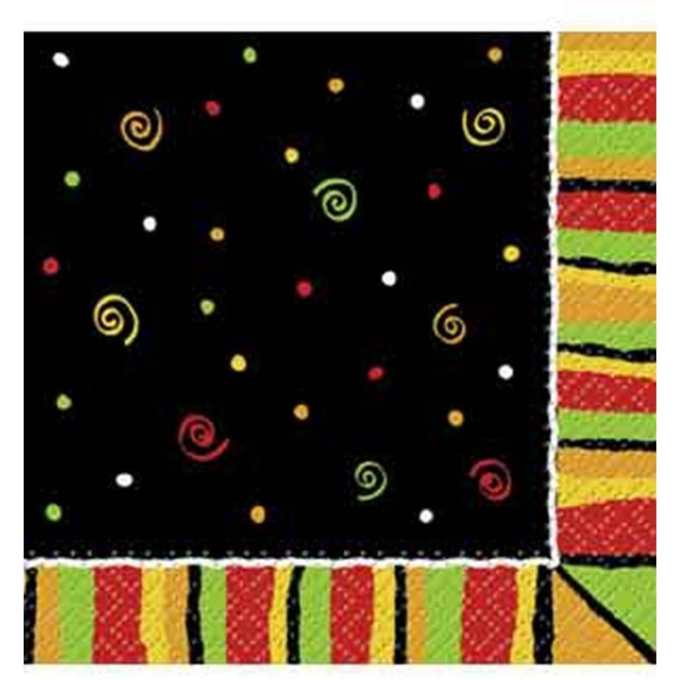 Fiesta Stripes Napkin (S) 16ct - Toy World Inc