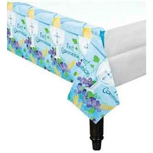 First Communion Blue Tablecover - Toy World Inc