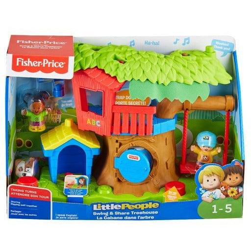 Fischer Price Little People Swing and Share Treehouse - Toy World Inc