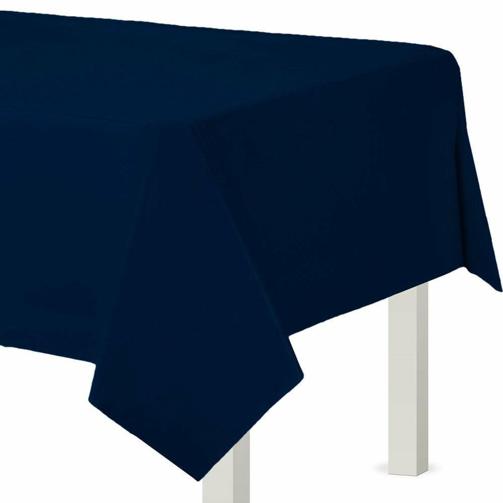 Flannel Back Tablecover True Navy - Toy World Inc