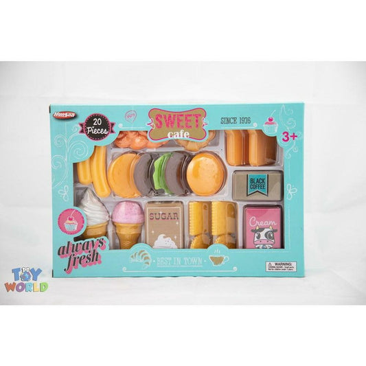 Food Play Set 19pcs - Toy World Inc