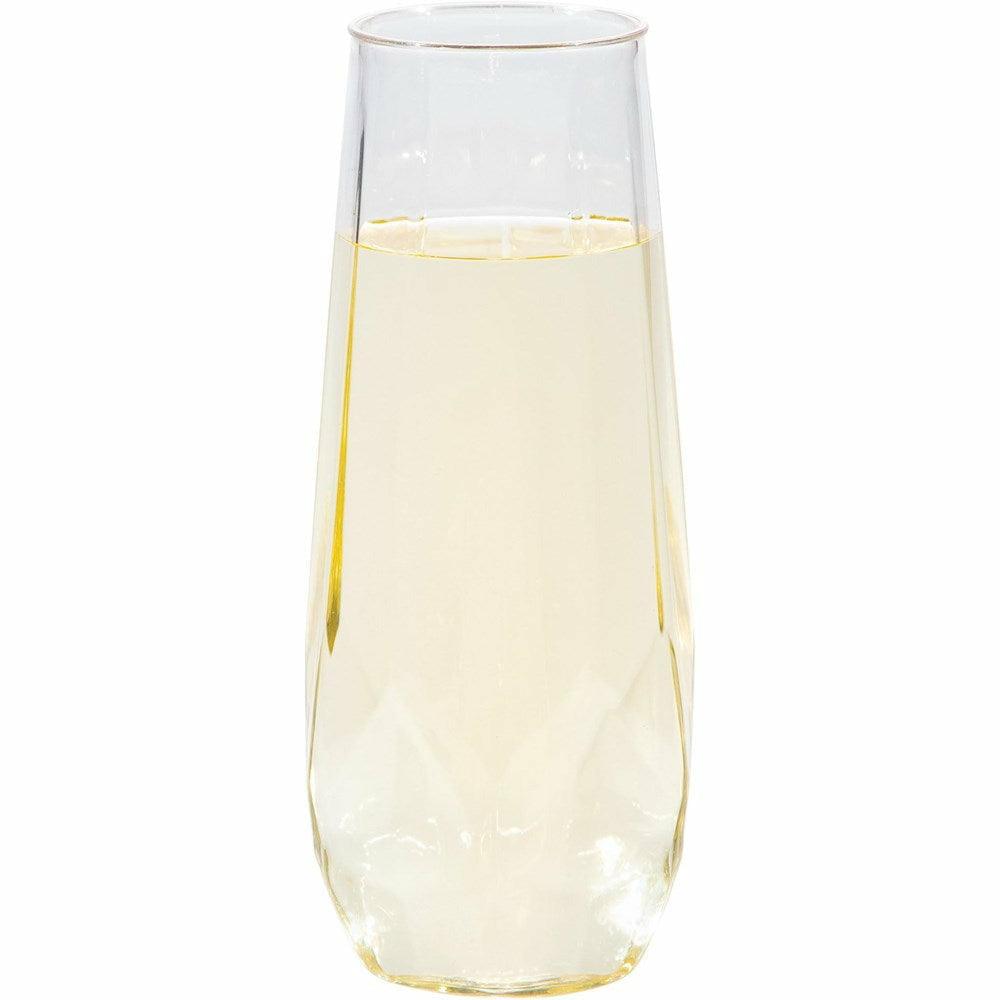Fractal Stemless Champagne Tumbler 9 Oz 4Ct - Toy World Inc