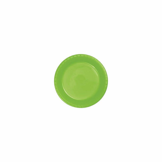 Fresh Lime 10in Plastic Plate 20ct - Toy World Inc