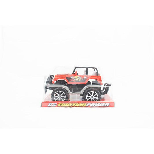 Friction Convertible Jeep 9x5.5x5 - Toy World Inc