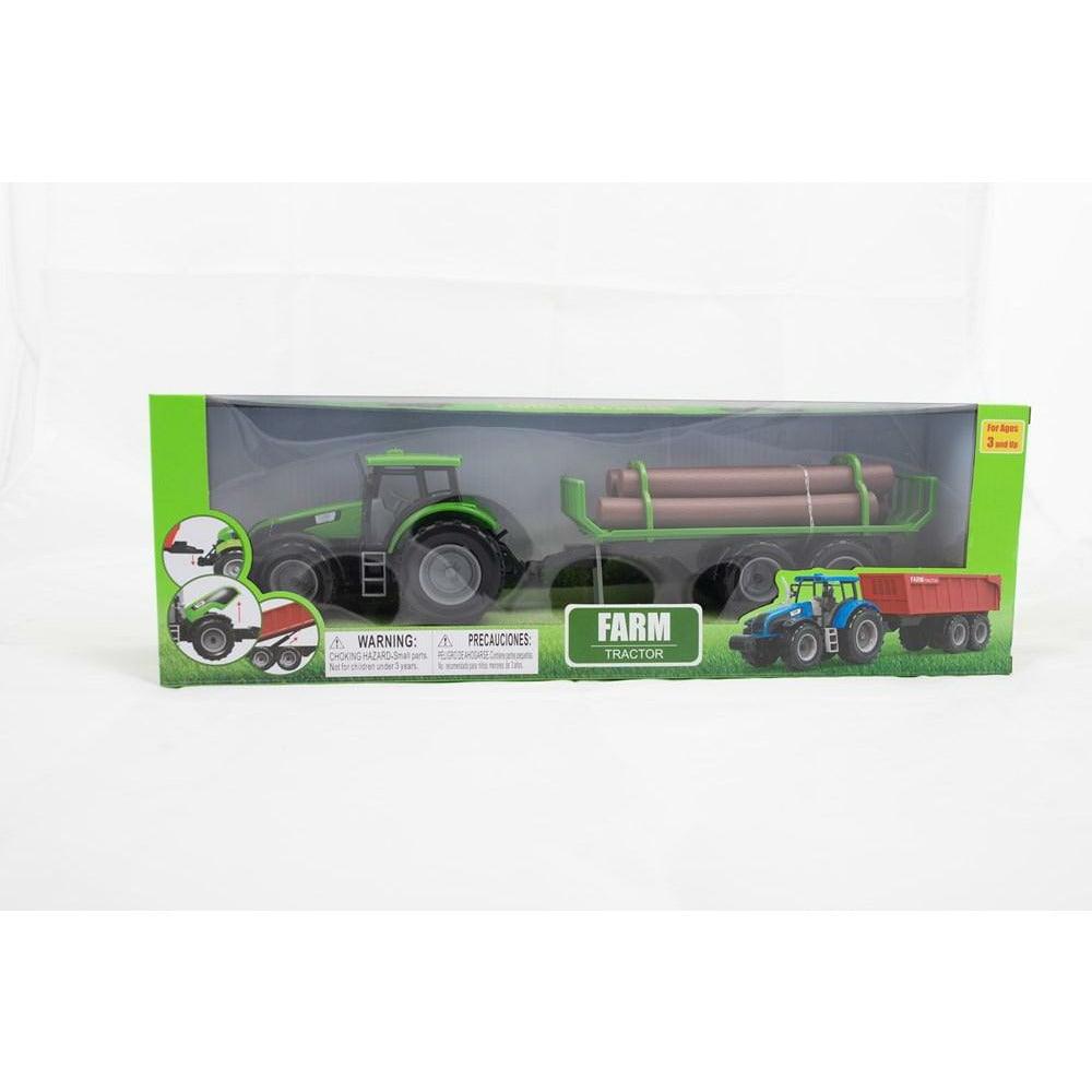 Friction Farm Tractor 3 Asstd 18 in - Toy World Inc
