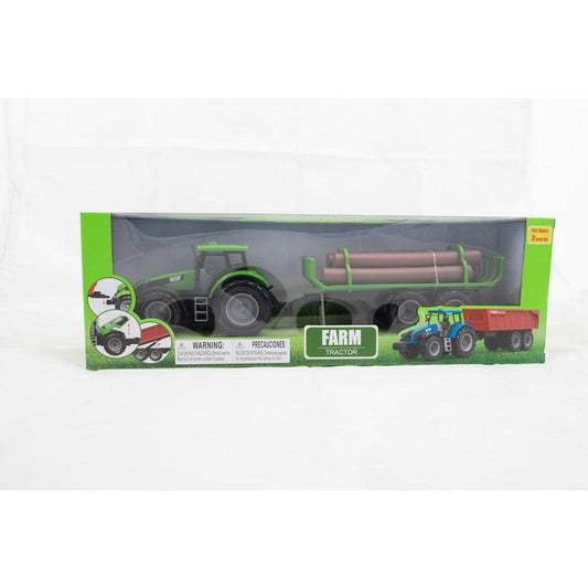 Friction Farm Tractor 3 Asstd 18 in - Toy World Inc