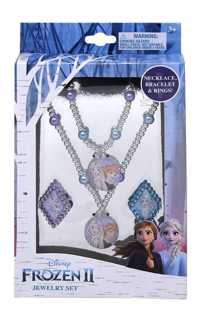 Frozen 2 Jewelry Set- Necklace Bracelet & Ring Set 5x1.5x8 - Toy World Inc