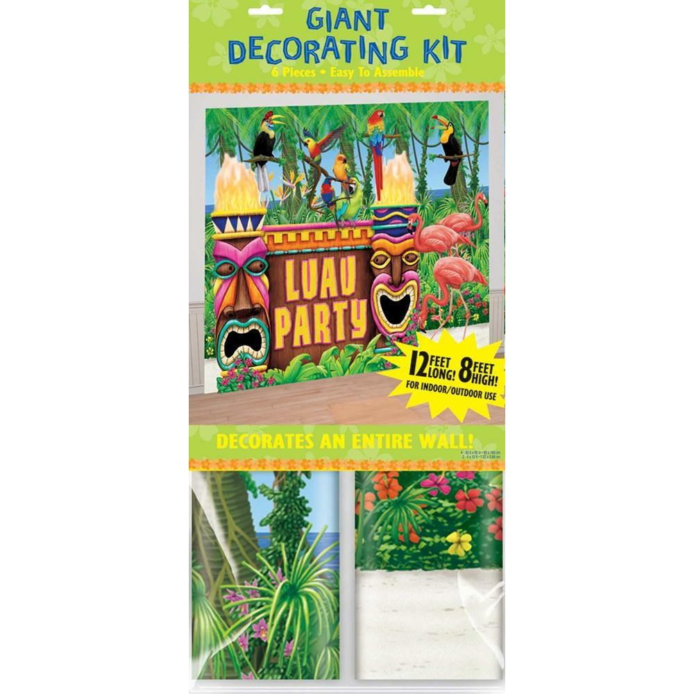 Giant Luau Party Decoration Kit 6ct - Toy World Inc