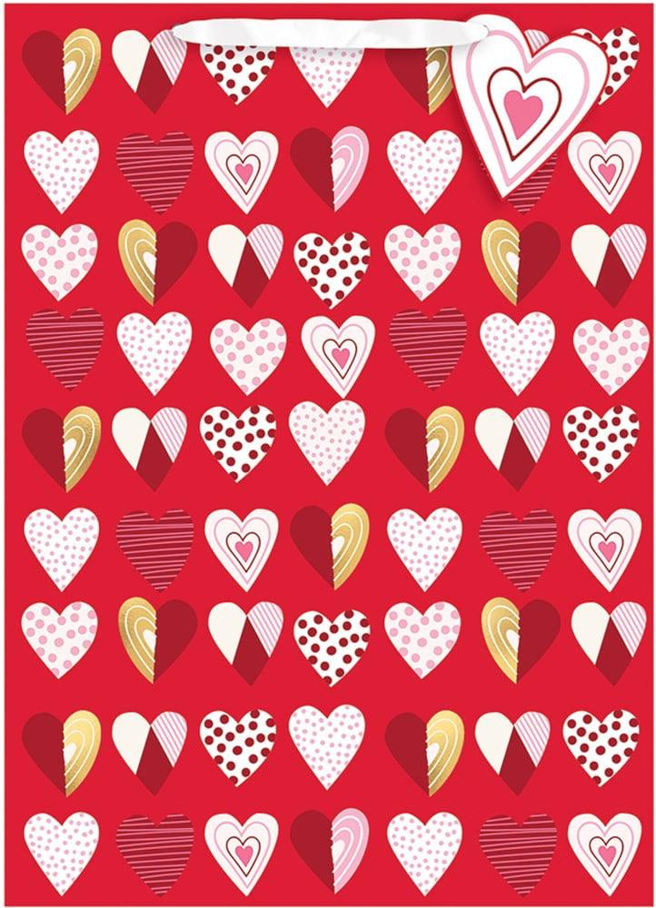 Gift Bag X-Large Pattern Heart - Toy World Inc