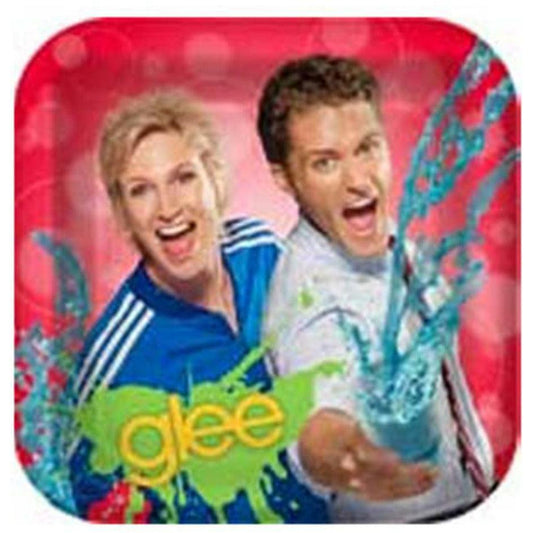 Glee Sq Plate (S) 8ct - Toy World Inc