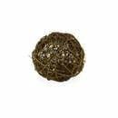 Glitter Gold Natural Fiber Orb 6in - Toy World Inc