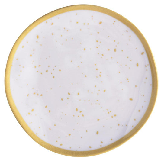 Gold 10.5in Melamine Plastic Plate 1ct - Toy World Inc