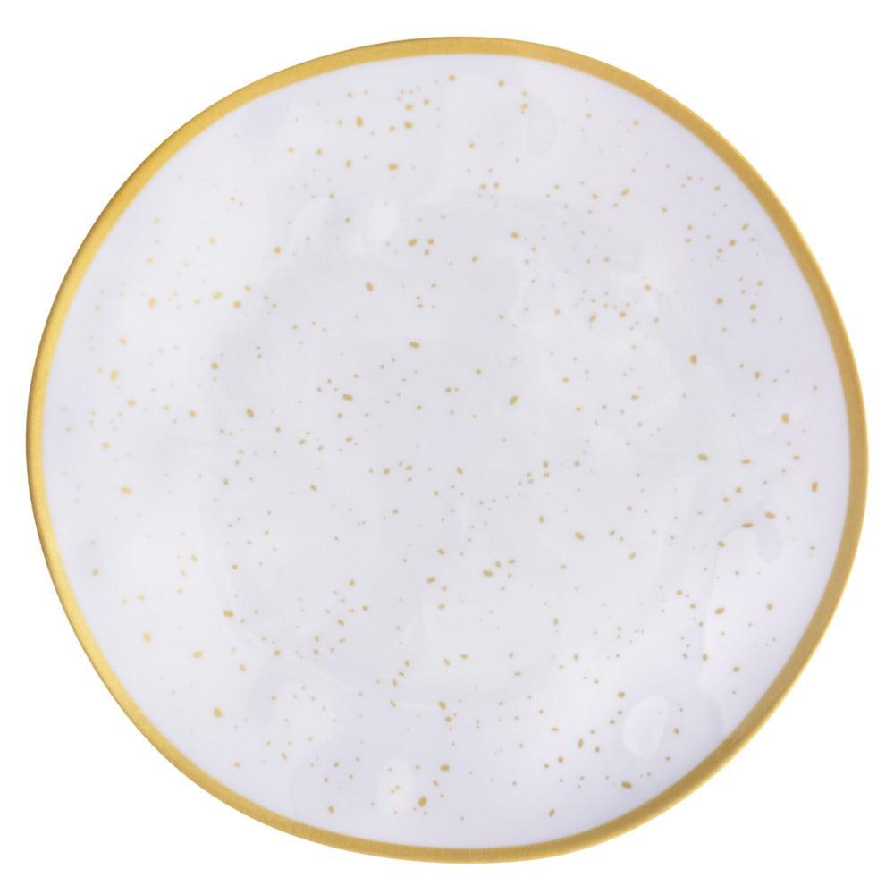 Gold 8.35in Melamine Plastic Plate 1ct - Toy World Inc