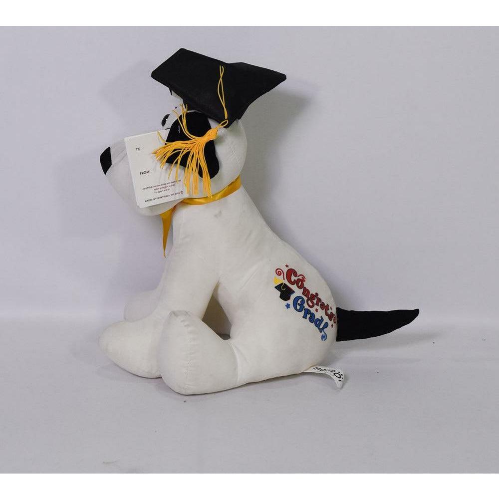 Graduation Dog 11.5in w- Pen - Toy World Inc