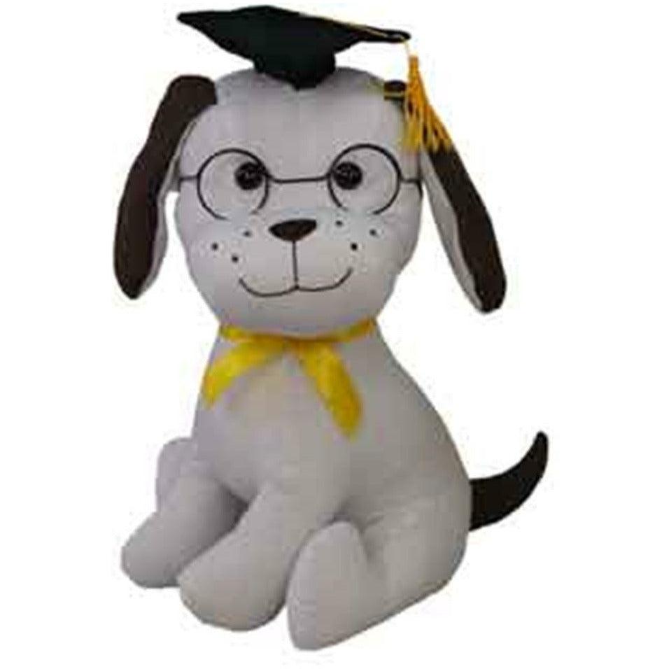 Graduation Dog Stuffed Animal