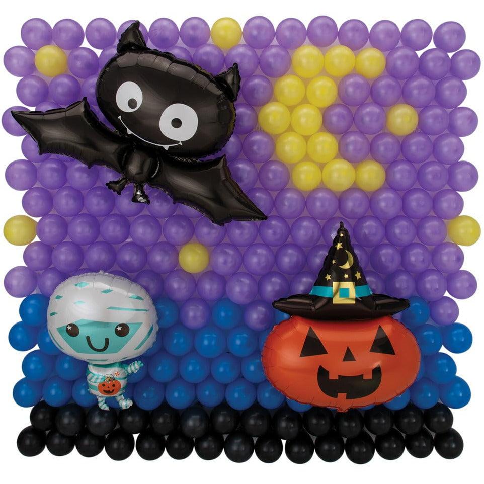 Halloween Air-Filled Balloon Back Drop Kit 2ct - Toy World Inc