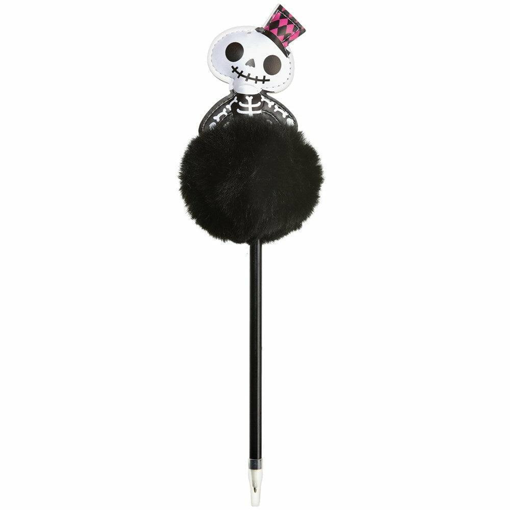 Halloween Puffy Topped Pens - Skeleton - Toy World Inc