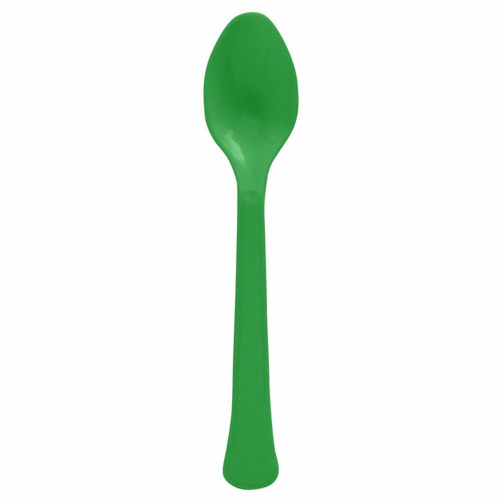 Heavy Weight Spoon 20ct Festive Green - Toy World Inc