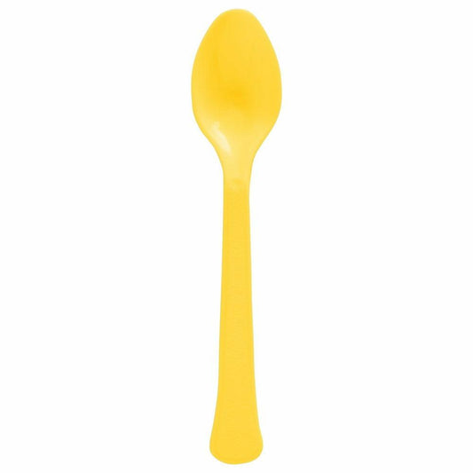 Heavy Weight Spoon 20ct Yellow Sunshine - Toy World Inc