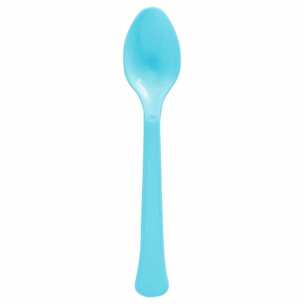 Heavy Weight Spoon 50ct Caribbean Blue - Toy World Inc
