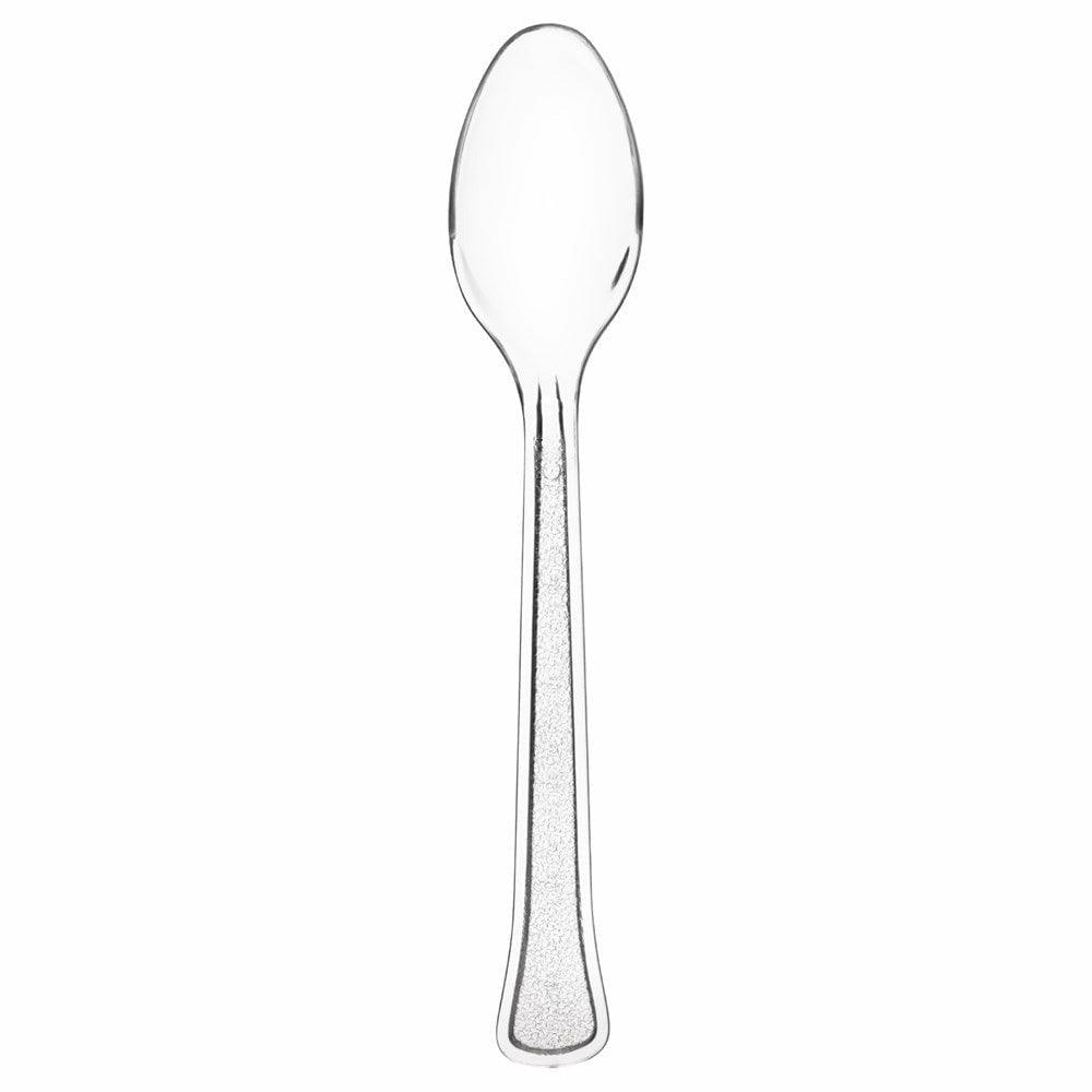 Heavy Weight Spoon 50ct Clear - Toy World Inc