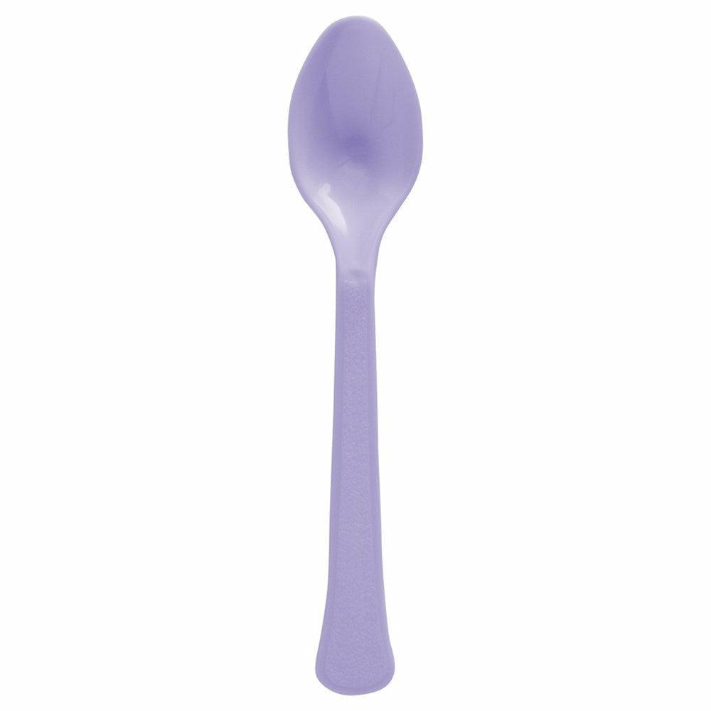 Heavy Weight Spoon 50ct Lavender - Toy World Inc
