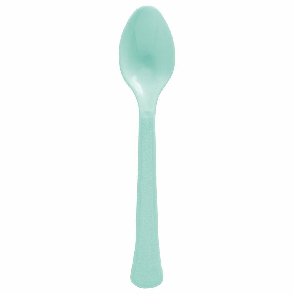 Heavy Weight Spoon 50ct Robins Egg Blue - Toy World Inc