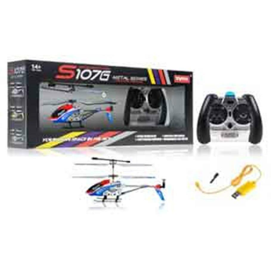 Helicopter S107 Gyro 3Ch Brw 8.7in R - Toy World Inc