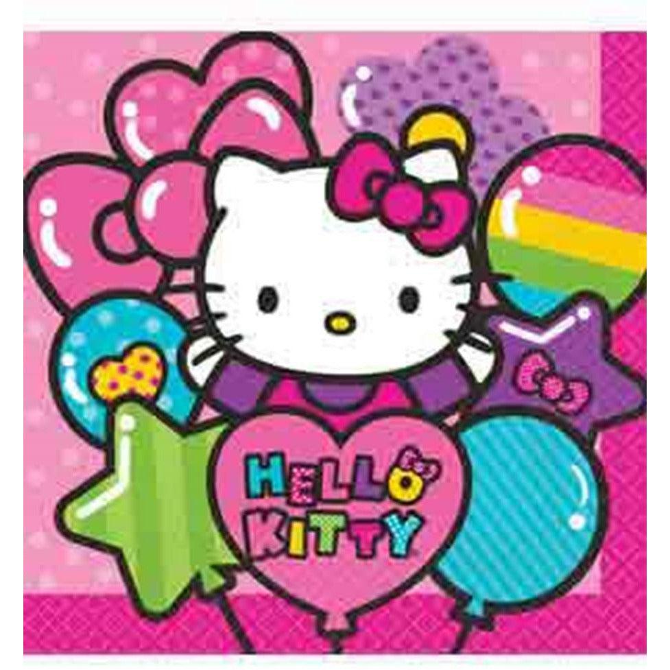 Hello Kitty Rainbow Napkin (L) 16ct - Toy World Inc