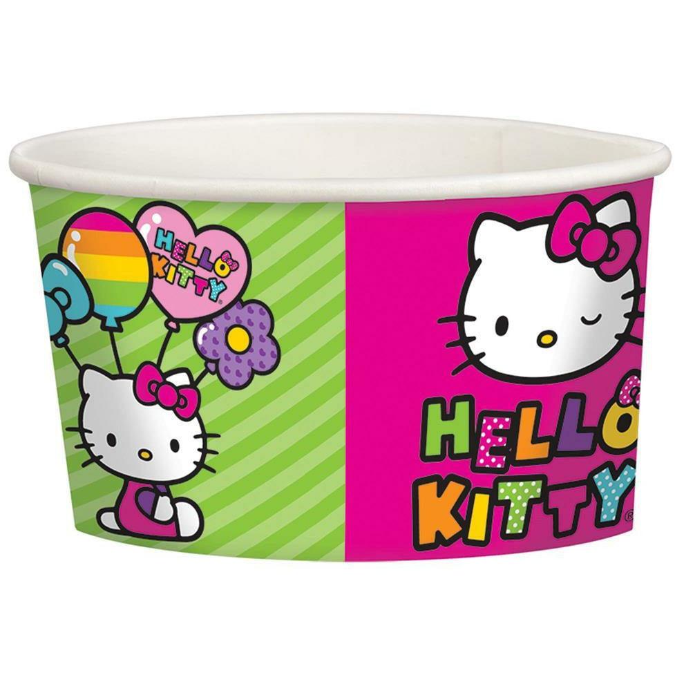 Hello Kitty Rainbow Treat Cup 9.5oz 8ct - Toy World Inc
