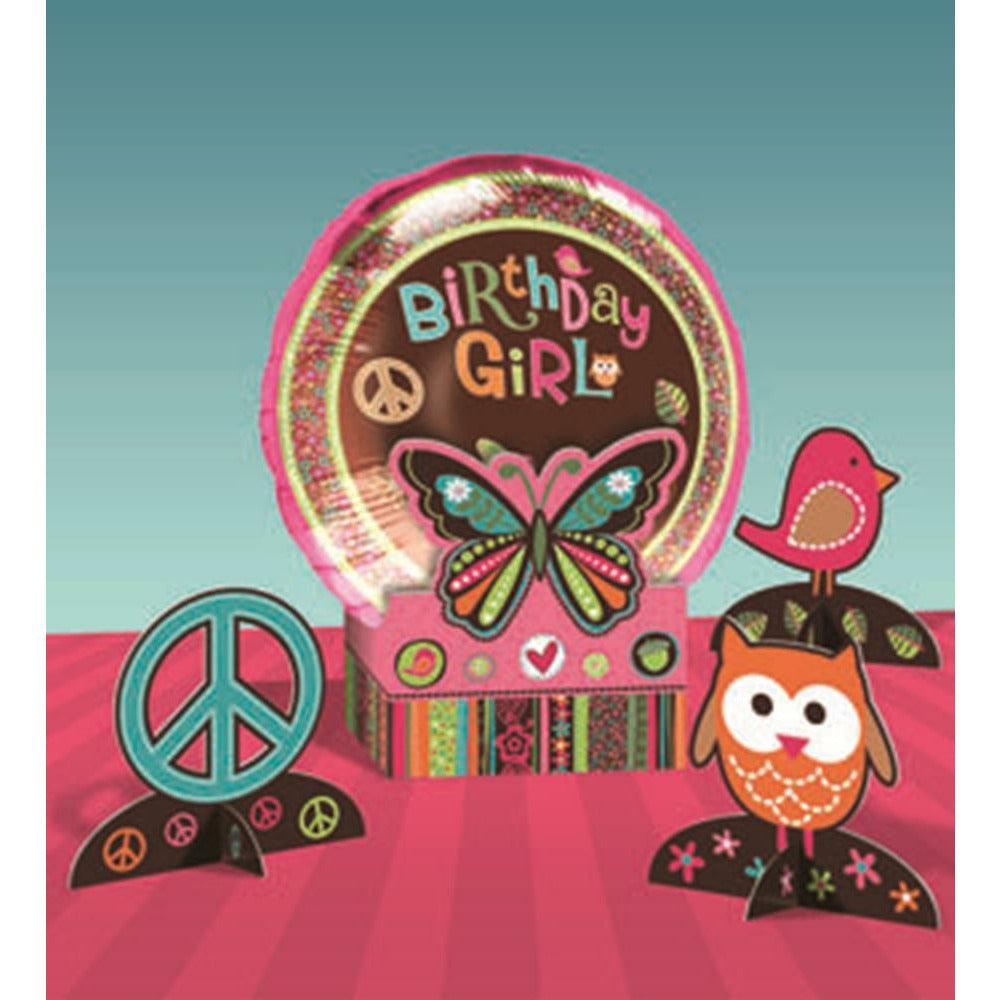 Hippie Chic Balloon Centerpiece - Toy World Inc