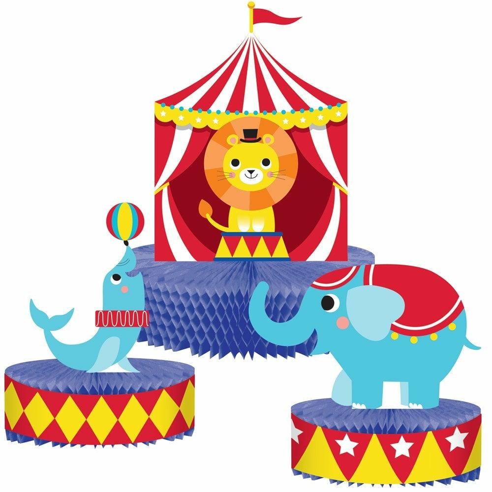 Honeycomb CenterPiece Circus Party - Toy World Inc