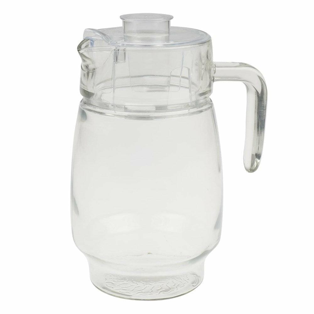 Imperial Glass Pitcher With Plastic Lid - Toy World Inc