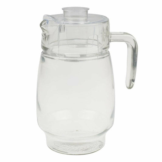 Imperial Glass Pitcher With Plastic Lid - Toy World Inc