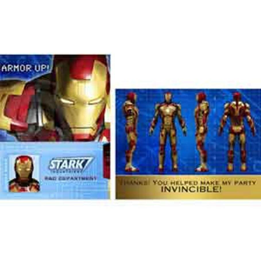 Iron Man 3 Invitation and Thank You Not - Toy World Inc