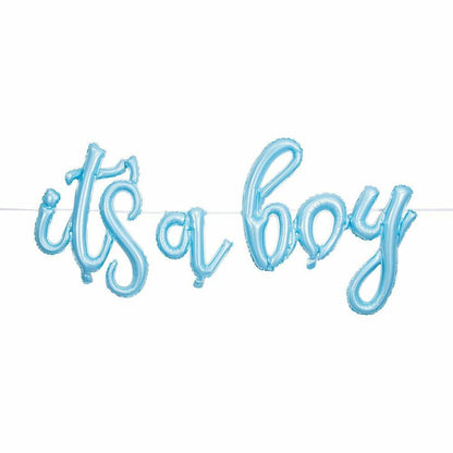 It'S A Boy Balloon Banner 1Ct - Toy World Inc