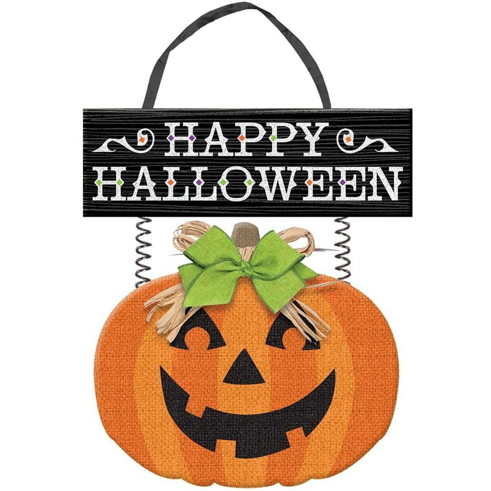 Jack-O-Lantern Deluxe Sign - Toy World Inc