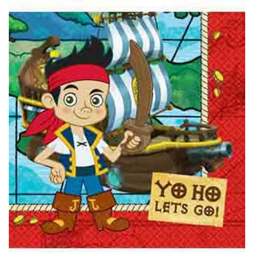 Jake and the Neverland Napkin (L) 16ct - Toy World Inc