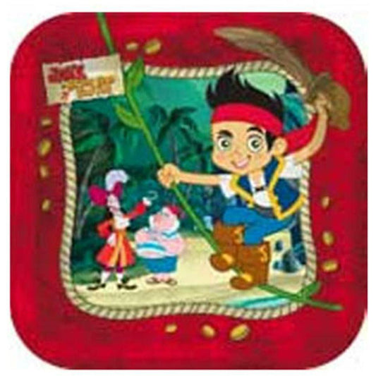 Jake the Pirate Plate (S) 8ct - Toy World Inc