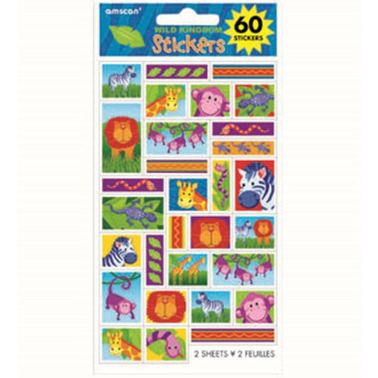 Jungle Animals Stickers - Toy World Inc