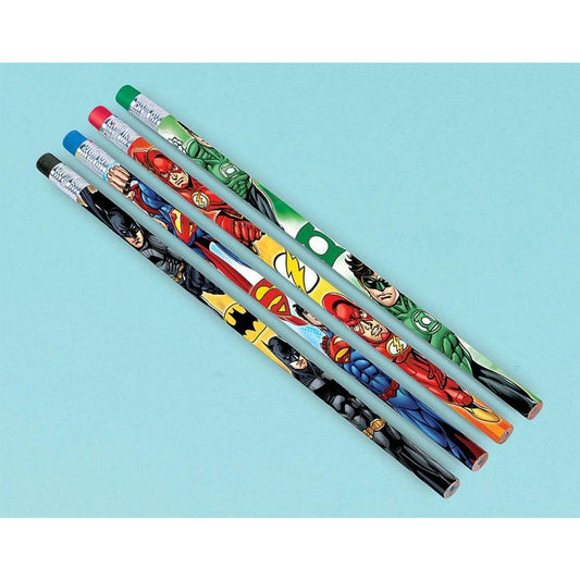 Justice League Pencil 12ct - Toy World Inc