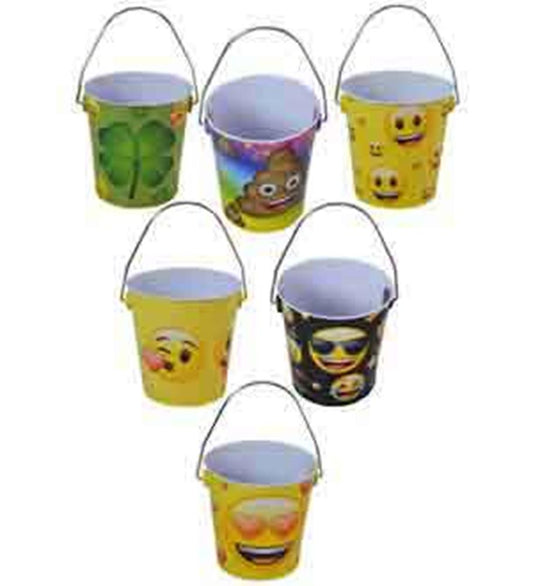 Emoji Tin Bucket 4x4x3