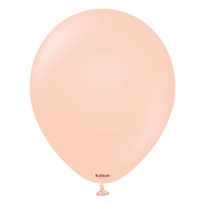 Kalisan 18in Macaron Salmon Latex Balloons 25ct - Toy World Inc