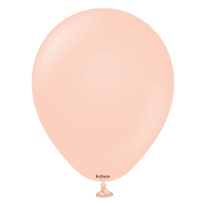Kalisan 5in Macaron Salmon  Latex Balloons 100ct - Toy World Inc