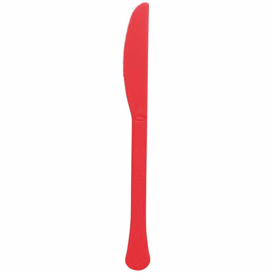 Knife Heavy Weight Apple Red 20ct - Toy World Inc