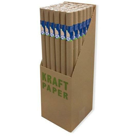 Kraft Roll 36in x 15ft PDQ Holds 36 Rolls - Toy World Inc